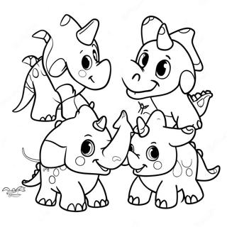 Triceratops Ausmalbilder