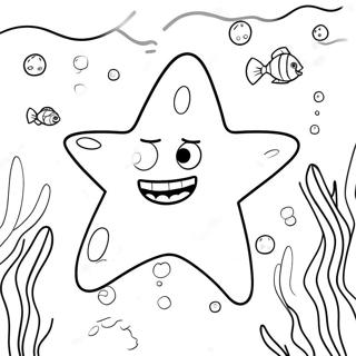 Patrick Star Unterwasserabenteuer Ausmalbild 32460-7074