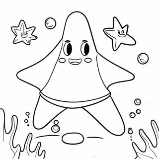 Patrick Star Unterwasserabenteuer Ausmalbild 32460-7076