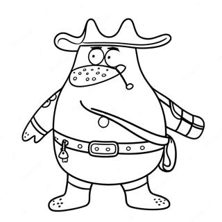 Patrick Star Im Piratenkostum Ausmalbild 32461-7078