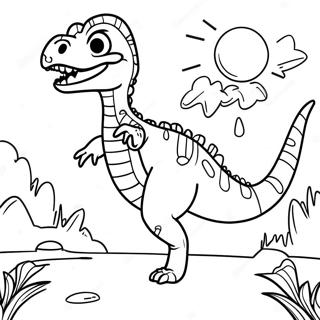 Velociraptor Ausmalbilder