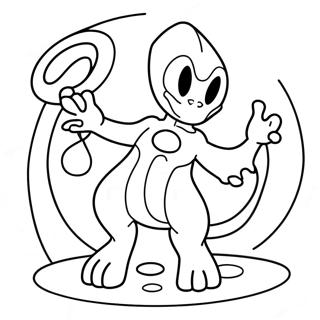 Mewtwo Mit Psychischen Kraften Ausmalbild 33074-7219