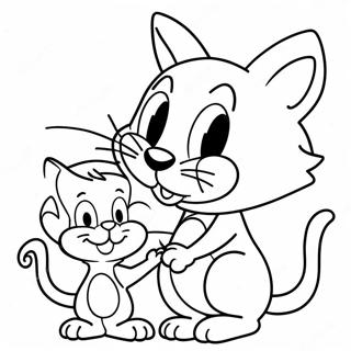 Tom Und Jerry Schelmischer Streich Ausmalbild 33350 7283
