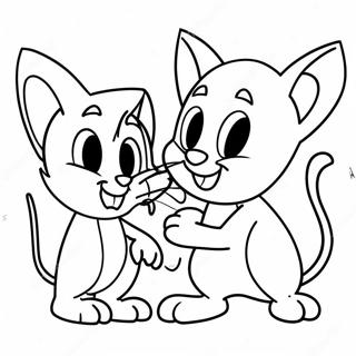 Tom Und Jerry Verspieltes Abenteuer Ausmalbild 33351-7286