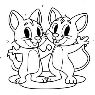 Tom Und Jerry Verspieltes Abenteuer Ausmalbild 33351-7287