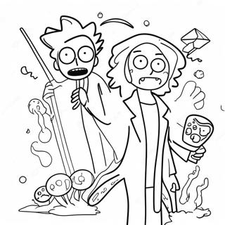 Rick Und Morty Abenteuer Ausmalbild 33629-7334