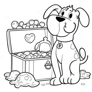 Ausmalbild Von Blues Clues Schatzsuche 34345-7509