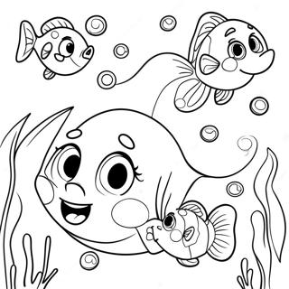 Bubble Guppies Unterwasser Spass Ausmalbild 35515-7757