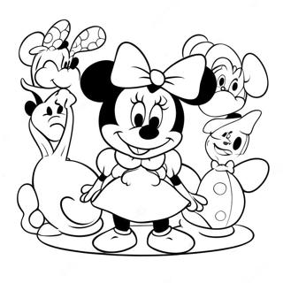 Minnie Maus Ausmalbilder