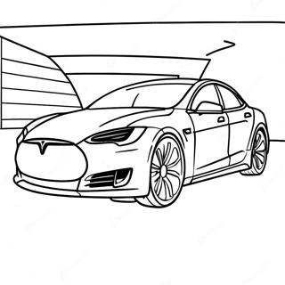 Tesla Model S Ausmalbild 35789-7813