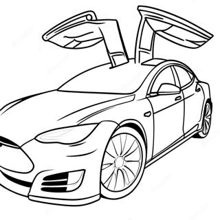 Tesla Model S Ausmalbild 35789-7816