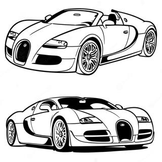 Sportlicher Bugatti Veyron Ausmalbild 36054-7878