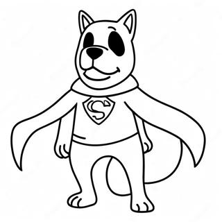 Dog Man Mit Superhelden Cape Ausmalbild 37076 8102