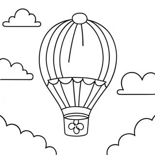 Schwebendes Ballon Abenteuer Ausmalbild 38372-8390