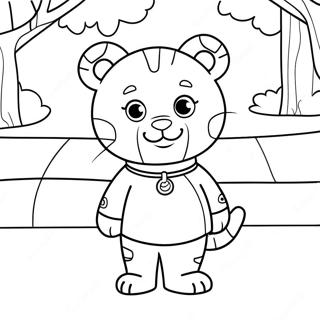 Daniel Tiger In Der Nachbarschaft Ausmalbild 39457-8617