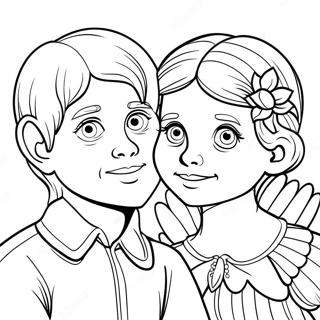 Luca Und Giulia Ausmalbild Ausmalbilder