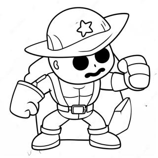 Brawl Stars Charakterkampf Ausmalbild 40265-8794