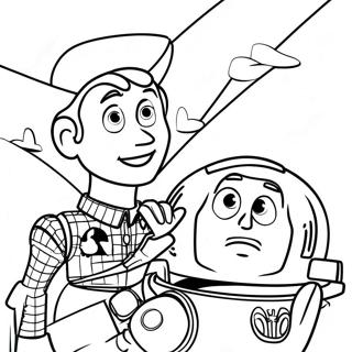 Woody Und Buzz Lightyear Abenteuer Ausmalbild 41911-9156