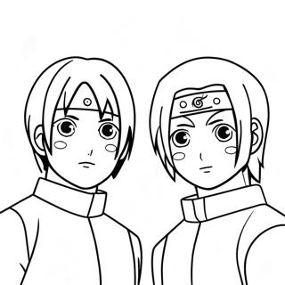 Itachi Uchiha Und Sasuke Ausmalbild 44173 9664