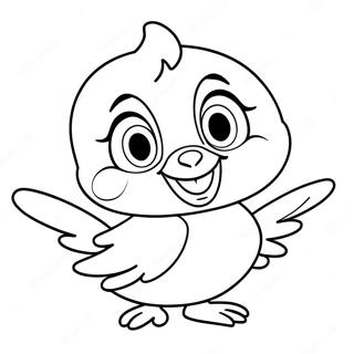 Tweety Vogel Mit Grossem Lacheln Ausmalbild 44795-9804