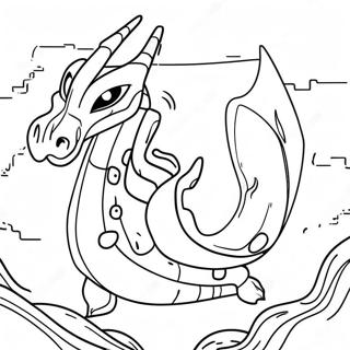 Rayquaza Im Gewitter Ausmalbild 44886 9823