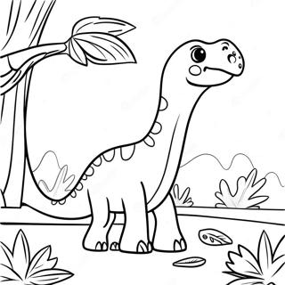 Brachiosaurus Ausmalbilder