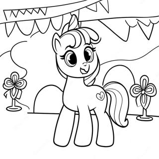 Pinkie Pie Schmeisst Eine Party Ausmalbild 4559-2348