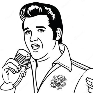 Elvis Ausmalbilder