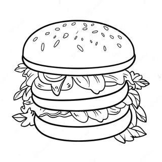 Burger Ausmalbilder