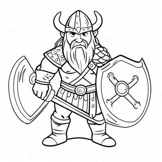 Viking Ausmalbilder