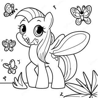 Fluttershy Ausmalbilder