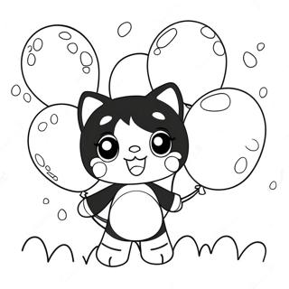 Liebenswerte Kuromi Mit Ballons Ausmalbild 4744 251