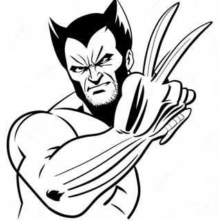 Wolverine Mit Krallen Ausmalbild 47730-10433