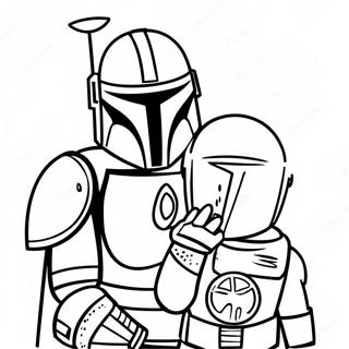 Mandalorian Ausmalbilder