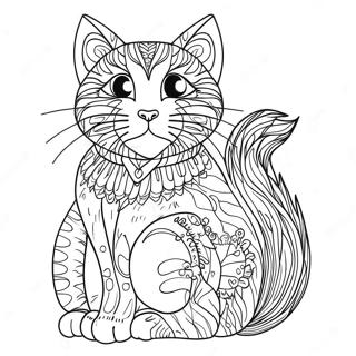 C Steht Fur Katze Ausmalbild 48102-10517