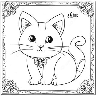 C Steht Fur Katze Ausmalbild 48102-10519