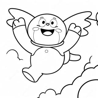 Doraemon Fliegt Am Himmel Ausmalbild 48441-10593