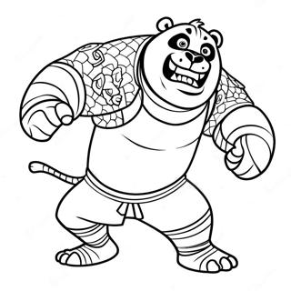 Kung Fu Panda Ausmalbilder