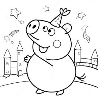 Peppa Wutz In Einem Magischen Schloss Ausmalbild 4923 1477