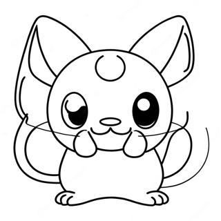 Raichu Elektrotyp Ausmalbild 49982-10931