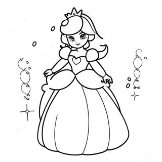 Prinzessin Peach Ausmalbilder