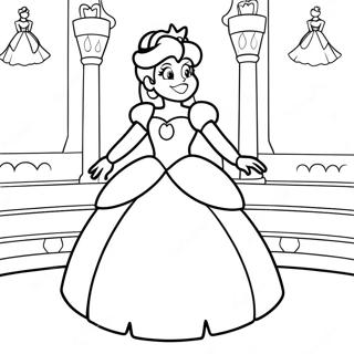 Prinzessin Peach Ausmalbilder