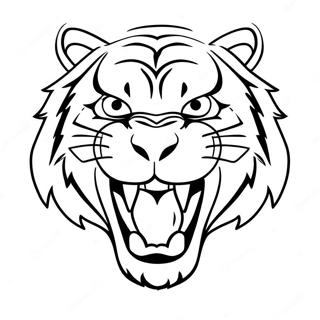 Fiercer Sabelzahntiger Ausmalbild 50915-11140