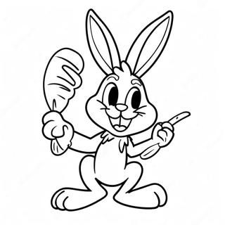 Bugs Bunny Mit Karotte Ausmalbild 51447-11250