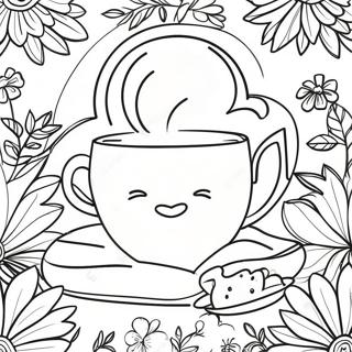 Gemutliche Decke Und Tee Ausmalbild 51726-11318