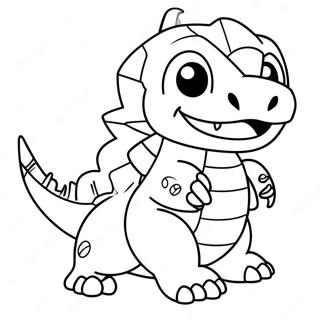 Agumon Digimon Ausmalbild 52578-11490