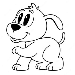 Niedlicher Pluto Beim Apportieren Ausmalbild 52754-11540