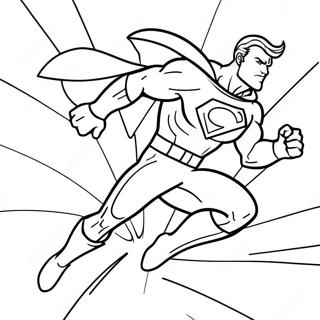 Schneller Superheld Rennt Schnell Ausmalbild 5370 2397