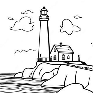 Leuchtturm Ausmalbilder