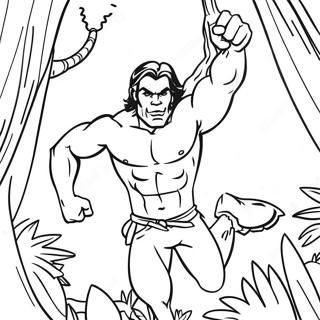 Tarzan Ausmalbilder
